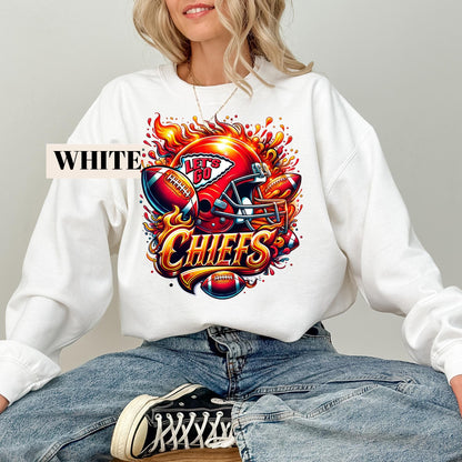 Lets Go Smoke Chiefs Sweatshirt: Football Game Day Shirt