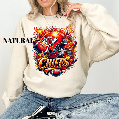 Lets Go Smoke Chiefs Sweatshirt: Football Game Day Shirt