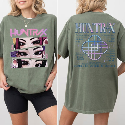 Comfort Colors® Huntrix Shirt, Demon Hunters Shirt, Huntrix Girls T Shirt, Mira Rumi Joey Shirt, Demon Hunter Merch PSN1465.1466.B