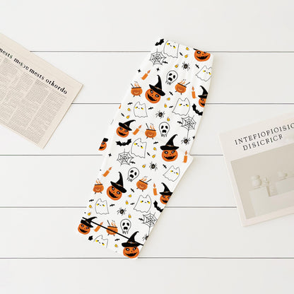 Halloween Witch Ghost Pumpkin Spider Pajamas Set, Halloween Pattern Sleepwear, Halloween Scary Pumpkin Homewear, Spooky Season Gift