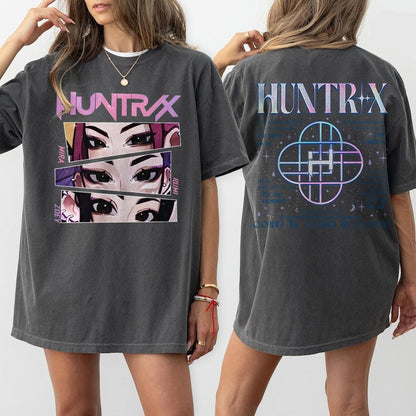 Comfort Colors® Huntrix Shirt, Demon Hunters Shirt, Huntrix Girls T Shirt, Mira Rumi Joey Shirt, Demon Hunter Merch PSN1465.1466.B