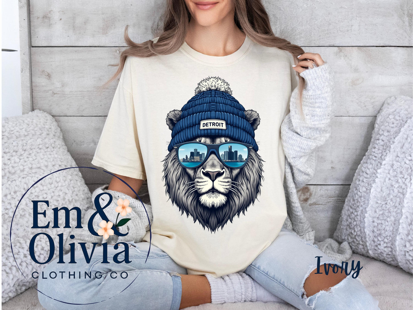 Vintage Style Detroit Football Sweatshirt, Game Day Shirt, Detroit Team Football Shirt, Sunday Detroit, Detroit Football