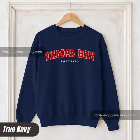 Vintage Tampa Bay Football Style Sweatshirt, Tampa Bay Football Shirt, Football Fan Shirt, Sunday Football, Game Day Sweatshirt