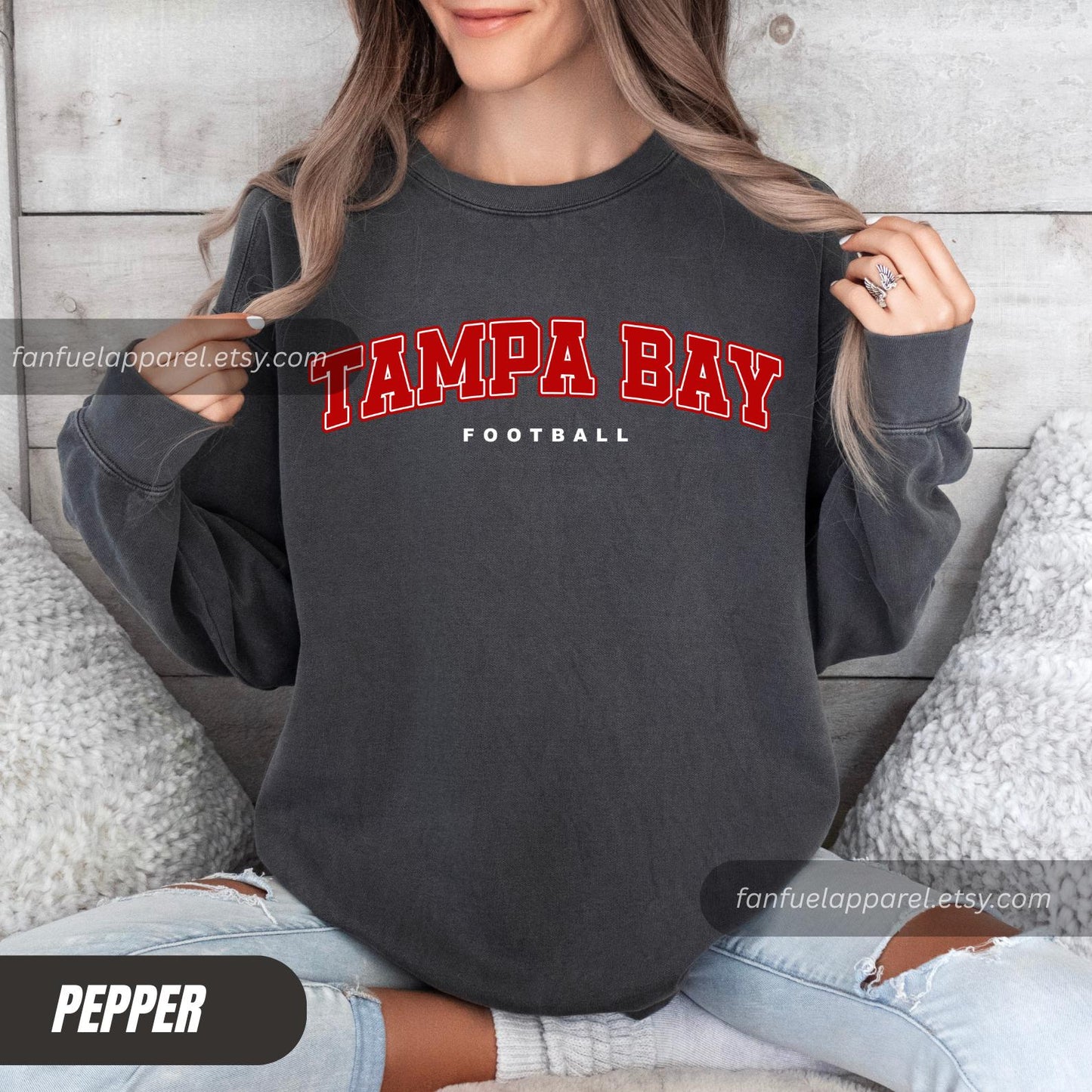 Tampa Bay Football Retro Style Sweatshirt, Tampa Bay Football Shirt, Football Fan Shirt, Sunday Football, Game Day Sweatshirt
