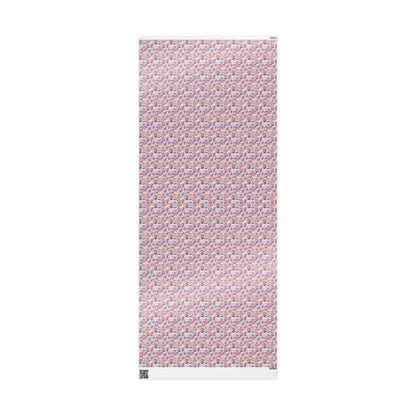 Pastel Goth Watercolor Wrapping Paper Roll Halloween Spooky Cute Ghost Bat Stars Gothic Aesthetic #12