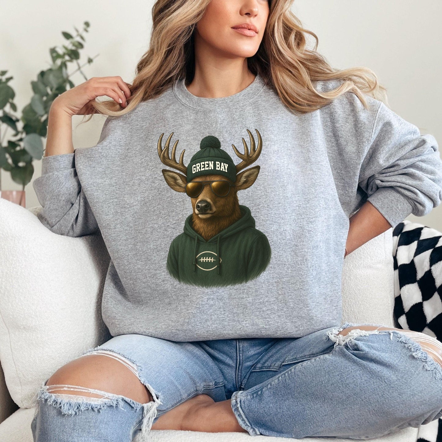 Vintage Green Bay Football Sweatshirt, Trendy Green Bay Football Fan Shirts, Green Bay Shirt, Game Day Shirt, Football Crewneck Sweatshirt