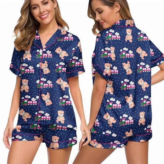 Kpop Demon Hunters Rumi Choo Choo Satin Pajamas Set, Rumi Kpop Demon Hunters Sleepwear  Pajamas Set