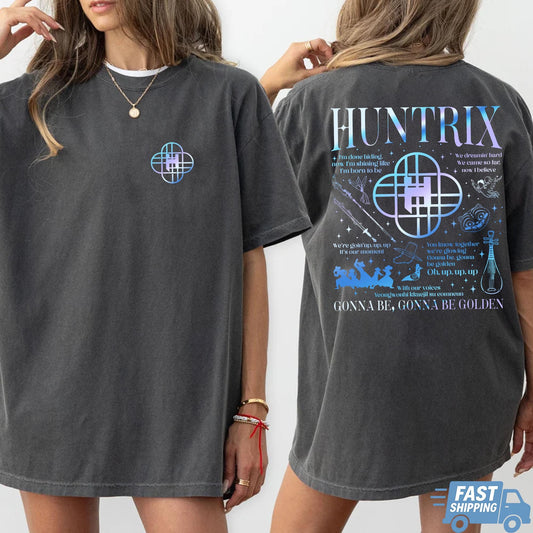 Kpop Demon Hunters Shirt, Huntrix tee , Kpop idol group shirt, Mira, Rumi, Joy shirt, Huntrix fan, kpop fan, korea shirt