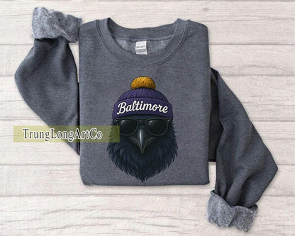 Baltimore Football Shirt, Baltimore Football Sweatshirt, Retro Style Baltimore Football Shirt, Sunday Football Sweatshirt