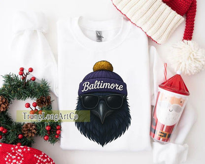 Baltimore Football Shirt, Baltimore Football Sweatshirt, Retro Style Baltimore Football Shirt, Sunday Football Sweatshirt