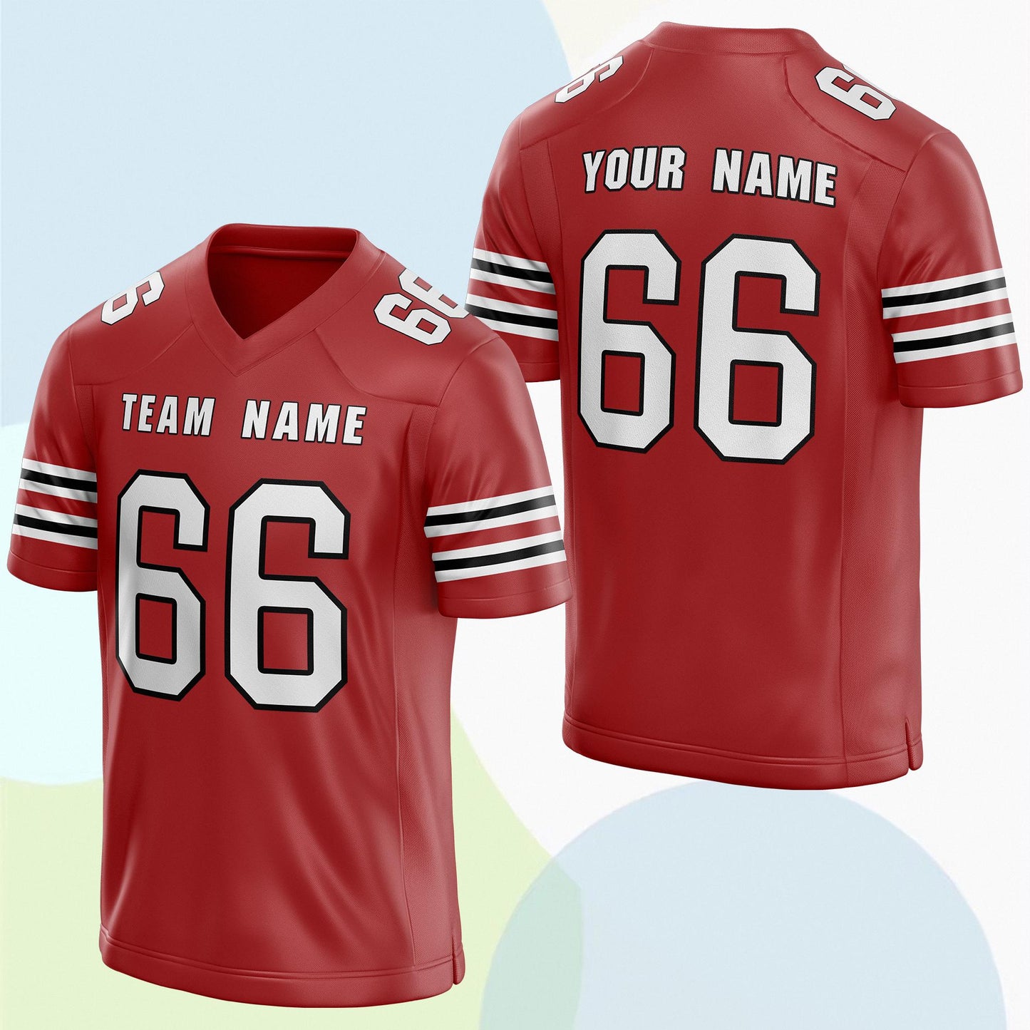 Custom Football Jersey: Personalized Stitched Team Uniform, Your Name & Number