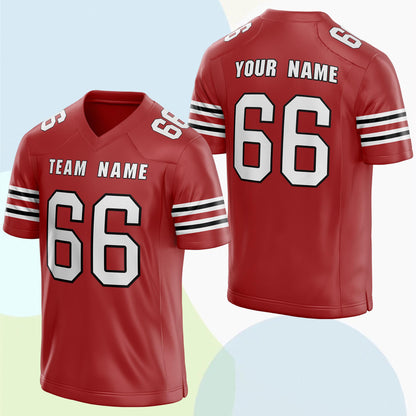 Custom Football Jersey: Personalized Stitched Team Uniform, Your Name & Number