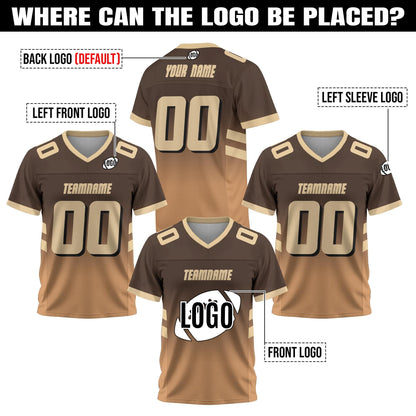 Custom Football Shirt Print Team Name number, Personalized Concert Outfit Football fan tee Gift for Men Women Kid Custom Jersey colors