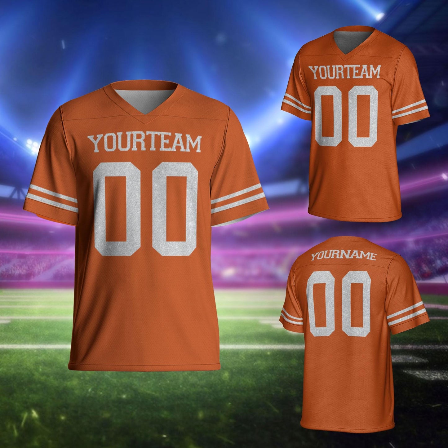 Custom Football Jersey For Men Women Youth, Custom Name & Number Football Jersey, Football Jersey Uniform For Football Team Football Fans