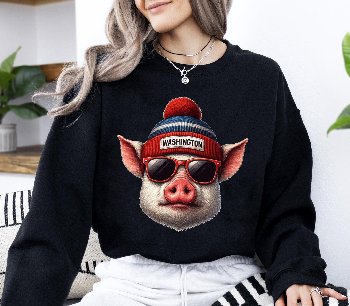 Vintage Washington Football Sweatshirt, Game Day Shirt, Sunday Football Shirt, Washington Crewneck Sweatshirt,Washington Football Shirt.