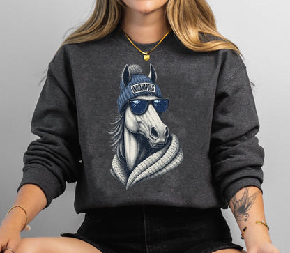 Indianapolis Football Sweatshirt, Retro Sports Fan Shirt, Game Day Gift Tee, Indianapolis Mascot Sweatshirt, Indianapolis Football Fan Shirt