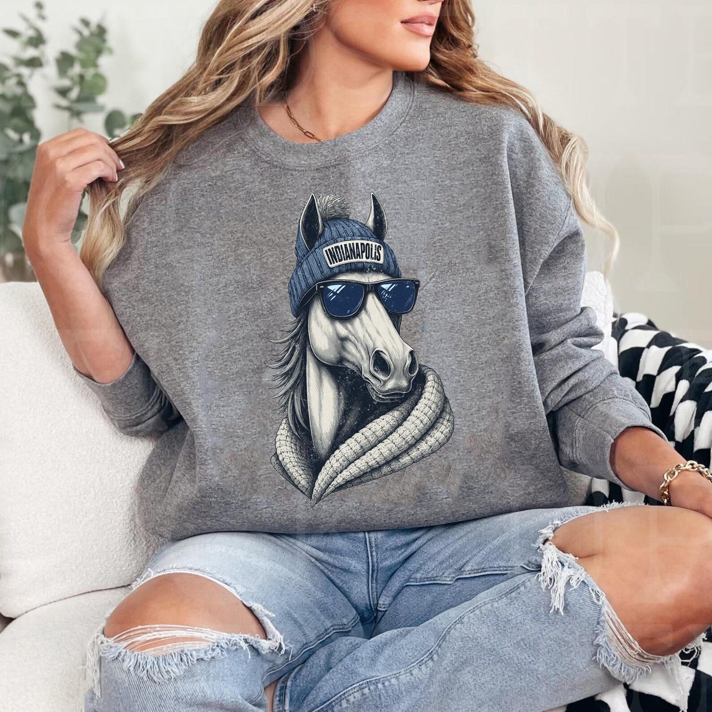 Indianapolis Football Sweatshirt, Retro Sports Fan Shirt, Game Day Gift Tee, Indianapolis Mascot Sweatshirt, Indianapolis Football Fan Shirt