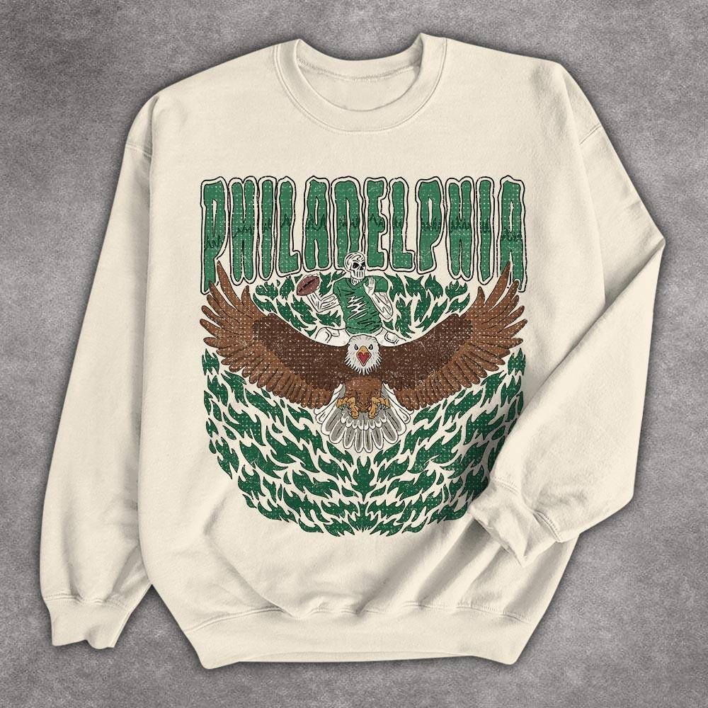 Philadelphia Football Skull Vintage Shirt