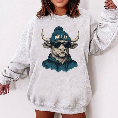 Vintage Dallas Football Sweatshirt, Dallas Game Day Shirt, Dallas Shirt, Game Day Shirt, Trendy Dallas Football Fan Gift.