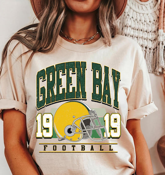 Green Bay Football Vintage Style Sweatshirt, Green Bay Football Crewneck, Green Bay Football T-shirt, Green Bay Fan Gifts Tee