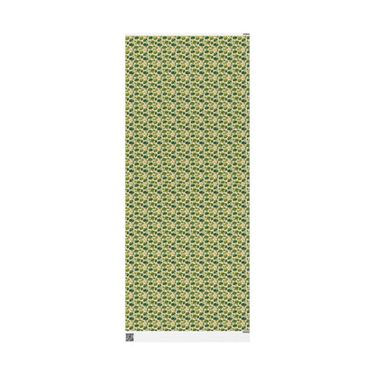 Broccoli Farmers Market Wrapping Paper Roll Rustic Country Fruits Vegetables Illustration Organic Kitchen
