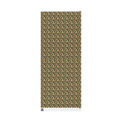 Farmers Market Wrapping Paper Roll Country Rustic Apples Farmhouse Style Eco Friendly Fruit Orchard Kitchen Gift Wrap #45