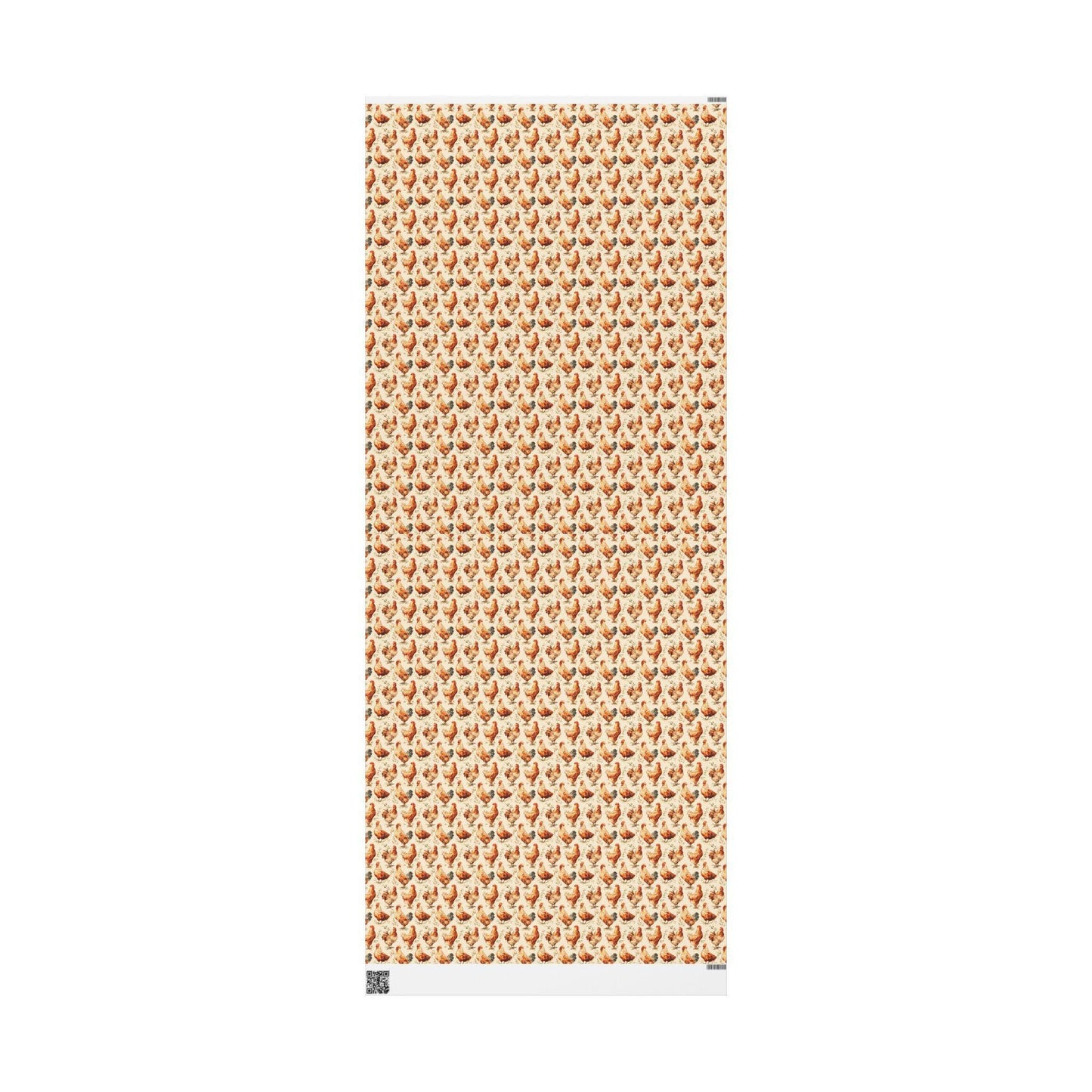 Farmers Market Wrapping Paper Roll Country Rustic Chickens Farmhouse Style Eco Friendly Poultry Barnyard Kitchen Gift Wrap #23