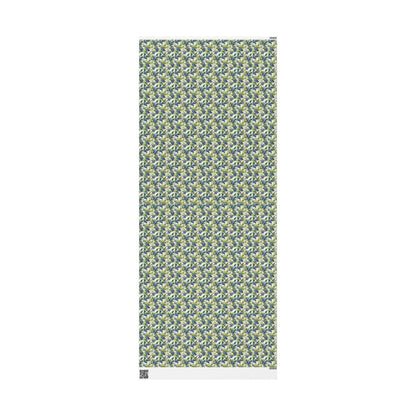 Farmers Market Wrapping Paper Roll Rustic Country Blueberries Design Eco Farmhouse Kitchen Organic Fruit Gift Wrap #29