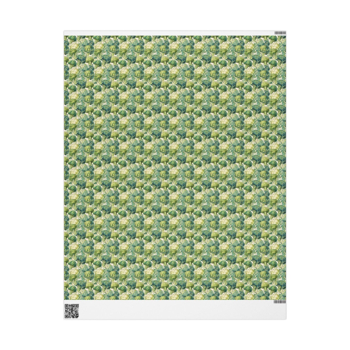 Farmers Market Wrapping Paper Roll Rustic Farmhouse Broccoli Illustration Eco Friendly Cou-3a20-422f-a288-526d113001cc_1_wrapping_paper_fill
