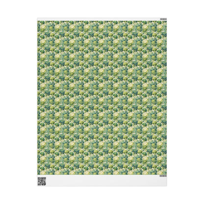 Farmers Market Wrapping Paper Roll Rustic Farmhouse Broccoli Illustration Eco Friendly Cou-3a20-422f-a288-526d113001cc_1_wrapping_paper_fill