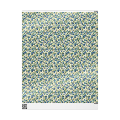 Farmers Market Wrapping Paper Roll Rustic Farmhouse Blueberries Illustration Eco Friendly -c7b0-4982-b801-7d3880581c9e_1_wrapping_paper_fill