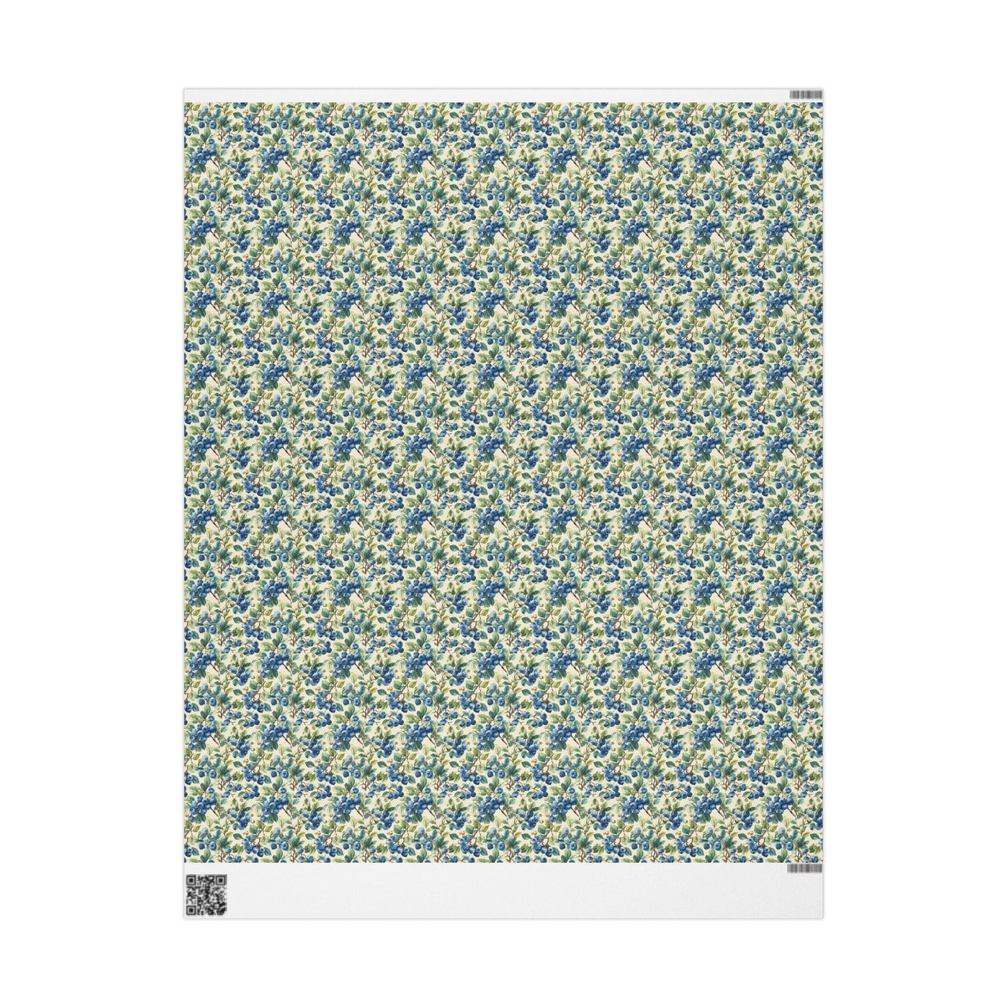 Farmers Market Wrapping Paper Roll Rustic Farmhouse Blueberries Illustration Eco Friendly -c7b0-4982-b801-7d3880581c9e_1_wrapping_paper_fill