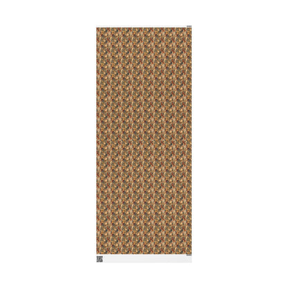 Farmers Market Wrapping Paper Roll Rustic Farmhouse Corn Illustration Eco Friendly Country Kitchen Organic Gift Wrap #70