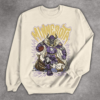 Minnesota Football Skull Vintage Shirt