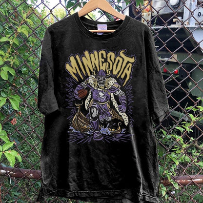 Minnesota Football Skull Vintage Shirt