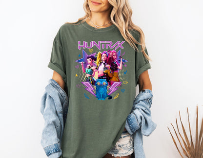 Kpop Demon Hunters Shirt, Huntrix Girl T-Shirt, Kpop idol group Shirt, Mira, Rumi, Joey Shirt,Demon Hunter Merch, Gift for Huntrix fan Shirt