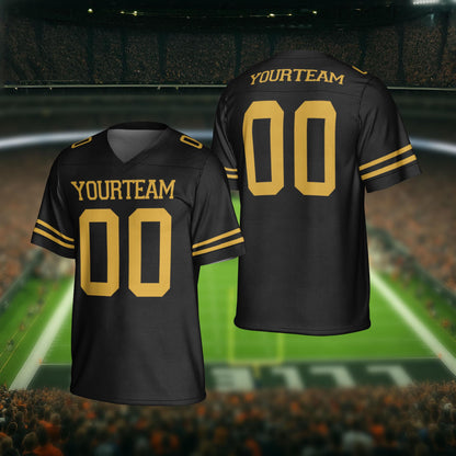 Personalized Team Name Number Football Jersey Shirt, Customized Jersey Gift for Sport Fan, Uniform Game Day Outfit, Birthday Gift For Him
