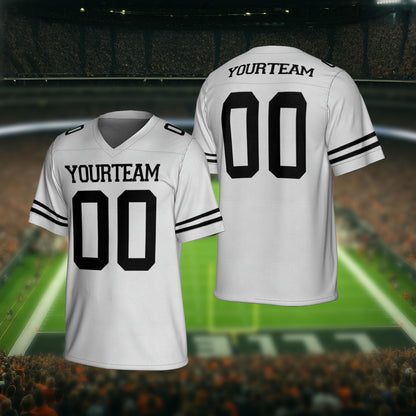 Personalized Team Name Number Football Jersey Shirt, Customized Jersey Gift for Sport Fan, Uniform Game Day Outfit, Birthday Gift For Him