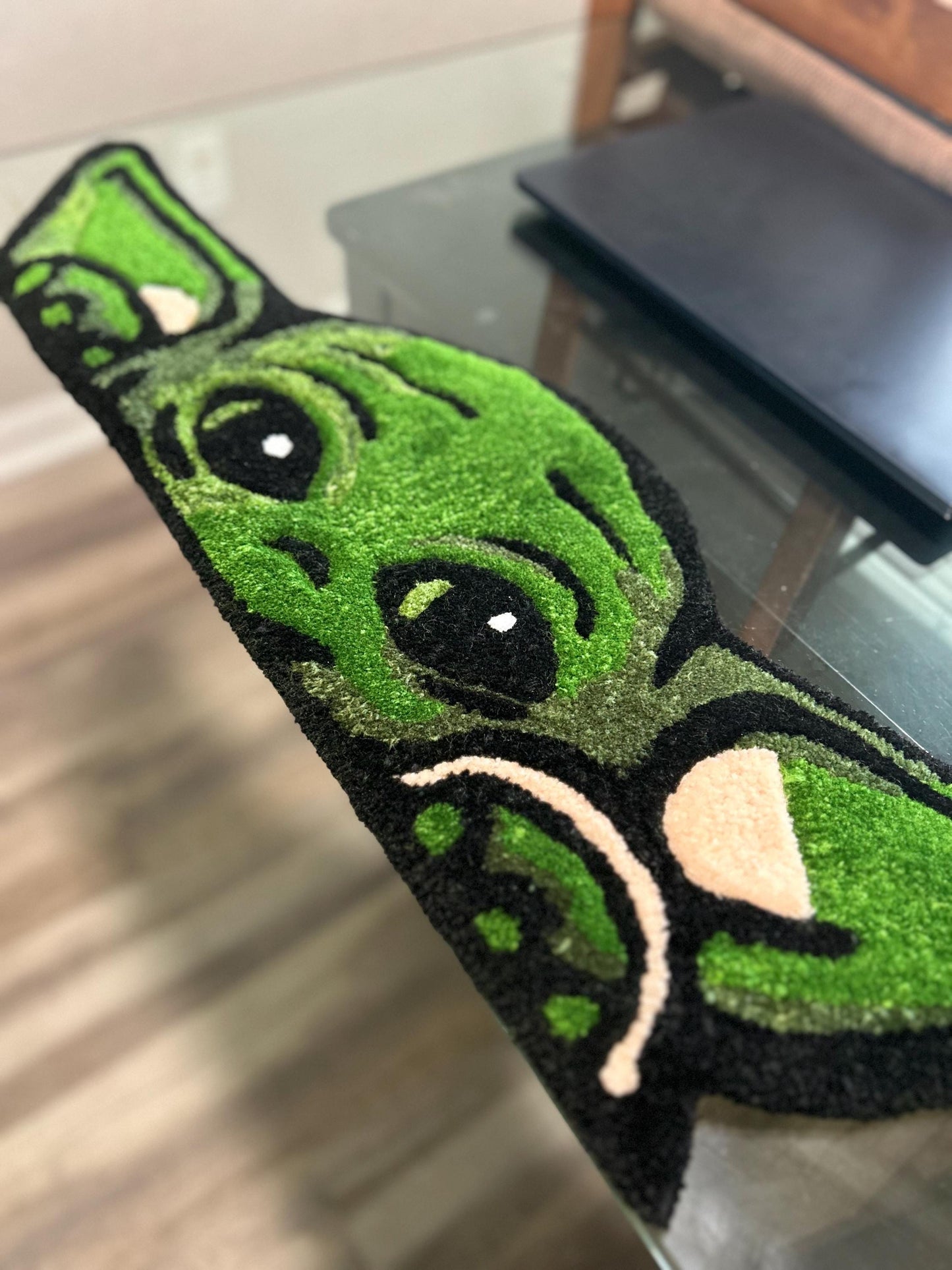 Custom Tufted Rug: Handmade Acrylic Design, Anime & Logo