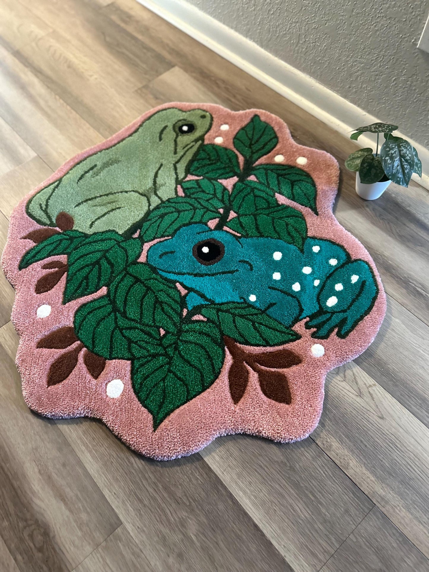 Custom Tufted Rug: Handmade Acrylic Design, Anime & Logo