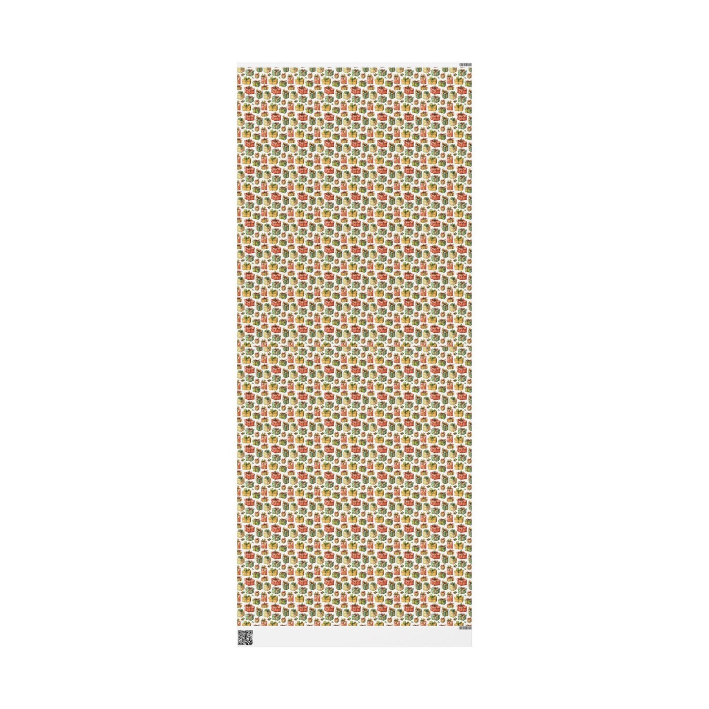 Vintage Christmas Wrapping Paper Roll, Custom Retro Holiday Gift Wrap with Swedish-Inspired Print #26