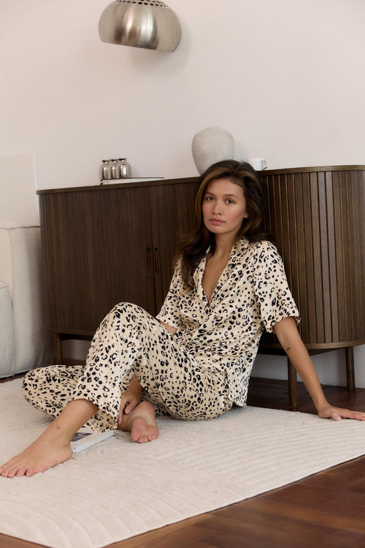 Silky Pajamas Luxury Leisurewear, womens pyjama set with two options Top and shorts or top and pants, Satin women's Pyjama Set, homewear