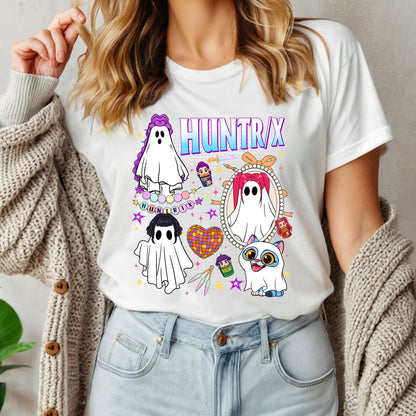 Kpop Huntrix Halloween Shirt, Kpop Demon Hunters Shirt, Huntrix Girl TShirt, Kpop idol Group Shirt, Demon Hunter Merch, Gift For Huntrix Fan