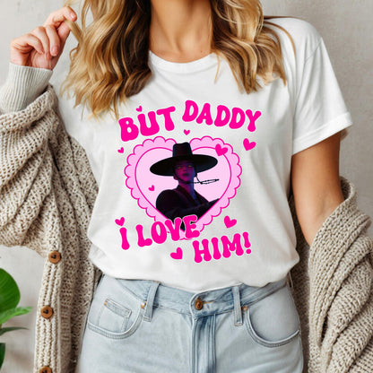 Kpop But Daddy I Love Him Shirt: Saja Boys Jinu, Huntrix Girl