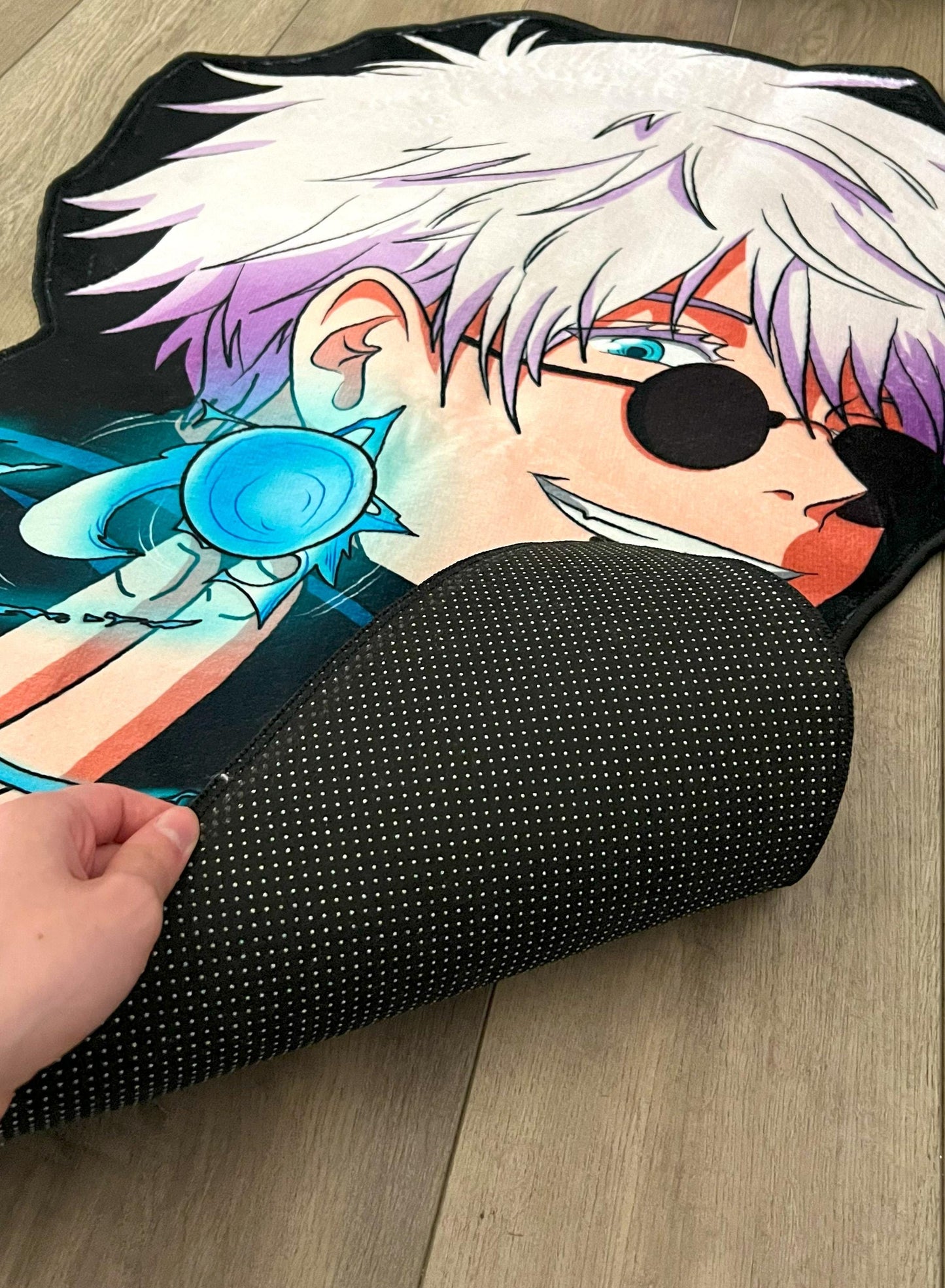 Anime Rug, Soft Polyester Floor Mat Carpet, Custom Anime Decor Gift