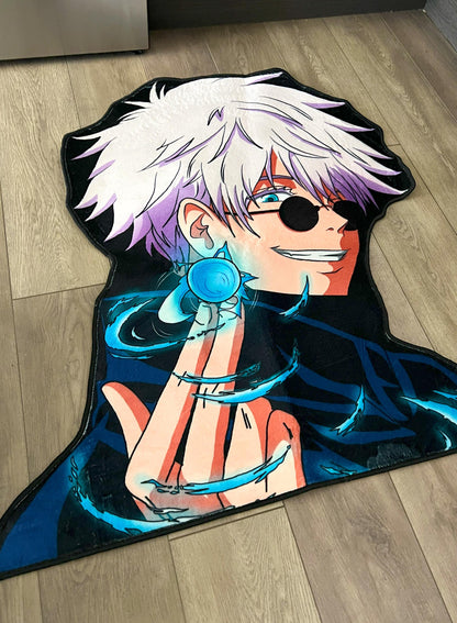 Anime Rug, Soft Polyester Floor Mat Carpet, Custom Anime Decor Gift