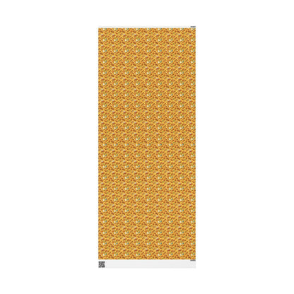 Farmers Market Wrapping Paper Roll Eco Rustic Bakery Theme Baguettes Croissants Farmhouse Kitchen French Food Gift Wrap #85