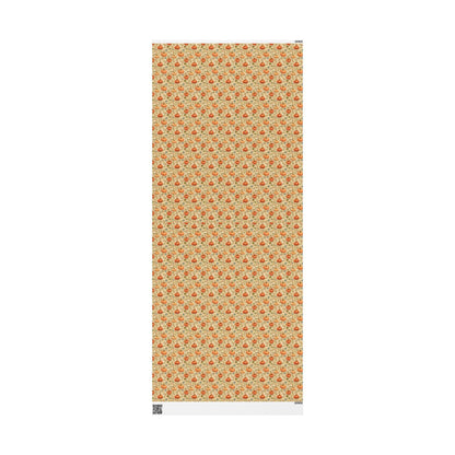 Farmers Market Wrapping Paper Roll Farm Fresh Pumpkins Rustic Country Harvest Eco Friendly Farmhouse Kitchen Gift Wrap #86
