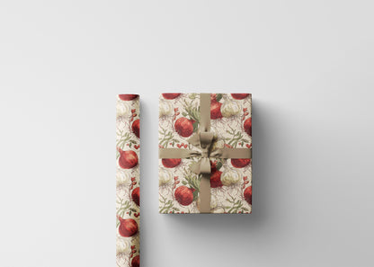 Farmers Market Wrapping Paper Roll Farm Fresh Onions Rustic Country Vegetables Eco Friendly Farmhouse Kitchen Gift Wrap #98