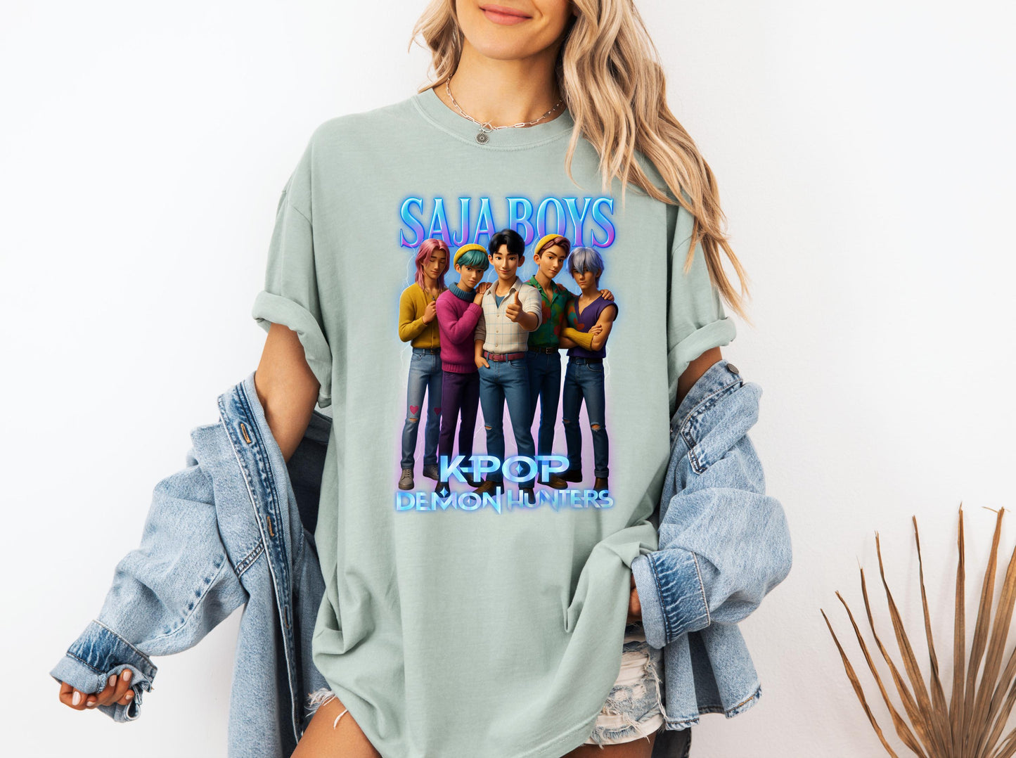 Kpop Saja Boys Shirt, Jinu Manga Shirt, Korean Pop Lover Gift, Kpop Huntrix Shirt, Demon Hunter Merch, Saja Girls Fan Shirt, Kpop Shirt